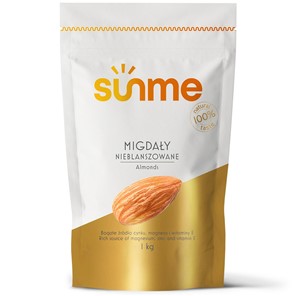 Migdał cały nieblanszowany 1kg