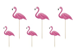 Karteczki na piku RÓŻOWE FLAMINGI 6szt.