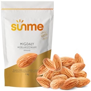 Migdał cały nieblanszowany 1kg