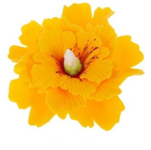 Hibiskusy cukrowe ŻÓŁTE 4szt.