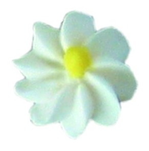 Kwiatki cukrowe białe 100szt.