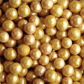 Posypka perełki ZŁOTE perłowe 5mm - 300g
