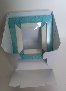 Pudełka WYSOKIE z okienkiem na tort 26x26xh25cm - 10szt