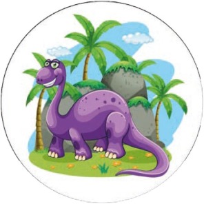 Krążek waflowy DINOZAUR 20cm