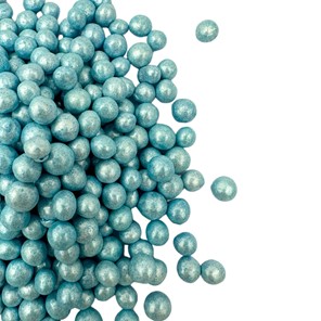 Perełki ryżowe NIEBIESKIE perłowe 5mm /500g
