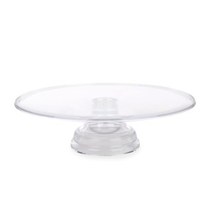 Patera plastikowa przezroczysta 33,5cm