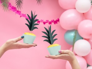 Owijki do muffinek TURKUSOWE 6szt.