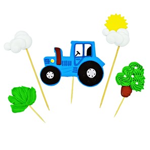 Zestaw cukrowy na patyczkach TRAKTOR 2D