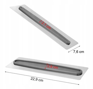 Packa metalowa do wygładzania kremu