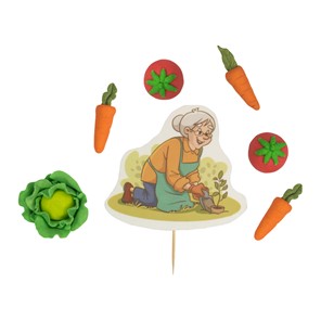 Zestaw cukrowy na piku Ogród warzywny babci