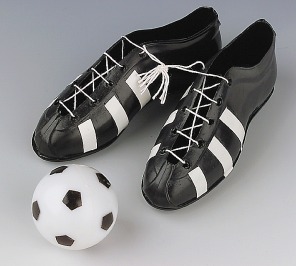 Zestaw do dekoracji BUTY PIŁKARSKIE KORKI + PIŁKA