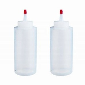 Plastikowe butelki dozujące - małe 2szt