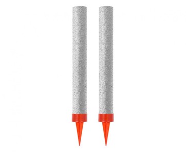 Fontanny tortowe srebrne 12cm - 2szt