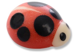 Biedronki czekoladowe do dekoracji 1,5x2cm -  100szt.