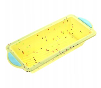 Foremka silikonowa KEKSÓWKA z usztywnieniem 30x12xh5,5cm