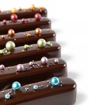Perełki cukrowe miękkie FIOLETOWE perłowe 10mm /600g