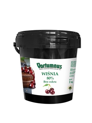 Wiśnia 80% bez cukru 1kg