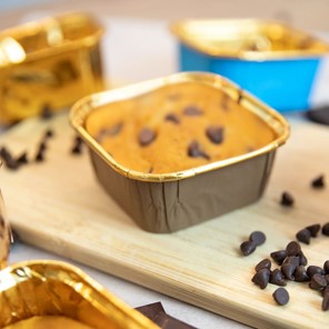 Foremki / Papilotki do pieczenia BRĄZOWO-ZŁOTE 85x85xh35mm /10szt.