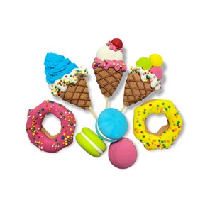 Zestaw cukrowy na piku LODY, MAKARONIKI, DONUTY