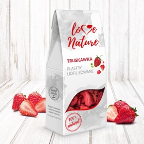 Liofilizowane Plastry Truskawki 20g