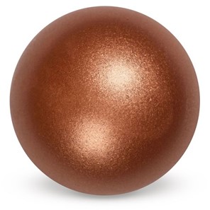 Dekoracje czekoladowe KULKI BRĄZOWE PERŁOWE 2,8cm - 96szt.