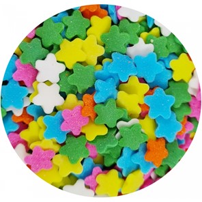 Posypka konfetti kwiatki kolorowe 200g