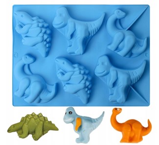 Foremka silikonowa DINOZAURY