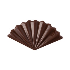 Dekoracje czekoladowe WACHLARZE 5,5cmx3cm /100szt.