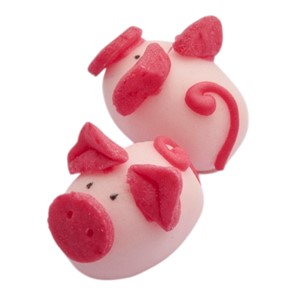 Dekoracja cukrowa Świnki małe  /20szt