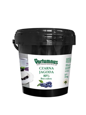 Czarna jagoda 80% bez cukru 1kg