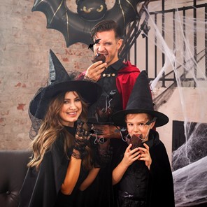 Topper - karteczki na piku HALLOWEEN NIETOPERZE /6szt