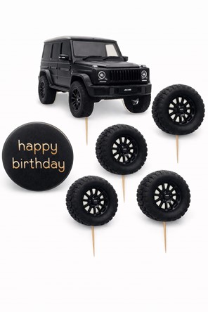 Zestaw cukrowy na patyczkach SAMOCHÓD 1