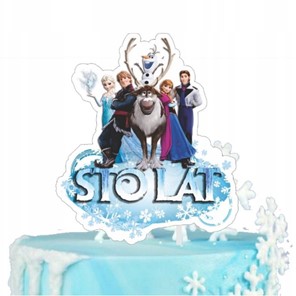 Topper papierowy FROZEN - STO LAT