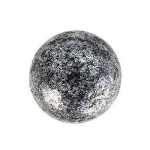 Kulki czekoladowe CZARNA PERŁA SREBRNA 2,7cm / 49 szt.