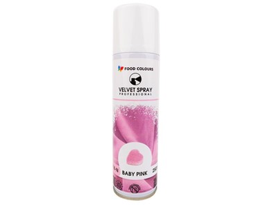 Barwnik zamsz w sprayu Velvet RÓŻOWY JASNY - BABY PINK 250ml