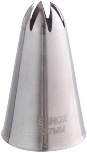 Tylka cukiernicza ZAMKNIĘTA GWIAZDKA   fi12mm x h50mm