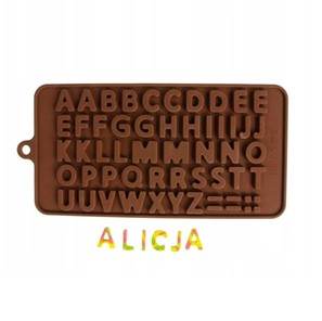 Foremka silikonowa LITERY - ALFABET