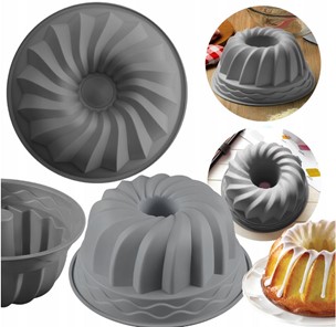 Forma silikonowa babka z kominem 22cm x h10cm