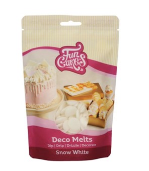 Pastylki czekoladowe ŚNIEŻNO BIAŁE - SNOW WHITE Deco Melts FunCakes 250g