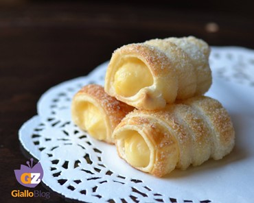 Mikro Cannoli z ciasta francuskiego 5cm /150 szt