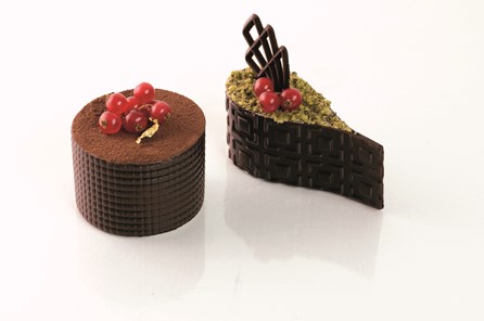 Ażurki czekoladowe ciemne 4,5cm - 300szt
