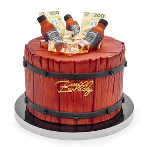 Cukrowa butelka WHISKEY "Jack Dangers" 3szt.